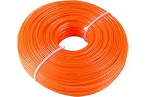 CHRORINE Hilo para desbrozadora nylon Estrella 2,4mm x 100m Professional Hilo Desbrozadora