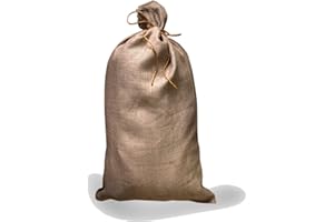 LanDixx Jutesack ca. 61x108 cm 2er Pack dichtes, Starkes Gewebe H350, 50 kg