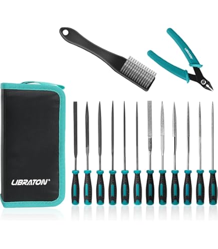 10 Stück Diamant-Feilen Set - Flachfeilen 100mm Für Schmuckreparatur & Metallbearbeitung