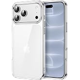 JETech iPhone 18 Pro MAX Case with Clear Back | Anti-yellowing, shock protection, scratch resistant, transparent TPU bumper