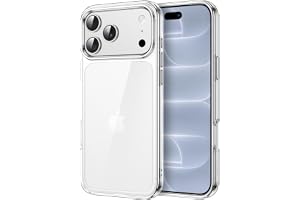 JETech Klar Baksida Bumper Skal för iPhone 18 Pro Max, Klar | Anti-Gulning Telefon Skal, Stötsäkert Skydd, Reptålig, Genomski
