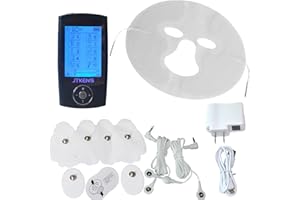 JTKENS 10 Modes Electrode Pulse Therapy Massager TENS Massage Face Massager