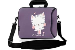 RICHEN Borsa a Tracolla 10 Pollici con Manico e Tasca per Accessori, Custodia per Laptop/Notebook/eBook/Tablet Bambini da 7 a 10 Pollici
