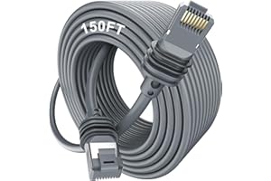 HanCenDa Cable Starlink Gen 3 de 46 m para Starlink V3 de accionamiento estándar, cable Starlink Gen 3 para Starlink Generation 3, cable de extensión de repuesto impermeable para exteriores, gris