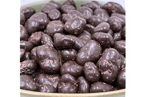 NULTHY - 500gr Arándanos con chocolate negro - Snack Gourmet Premium, Alto en Antioxidantes, Fuente de Fibra, Frutos Rojos Recubiertos, Postre y Aperitivo, Fruta Deshidratada con Chocolate