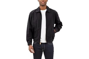 London Fog Lekka kurtka bawełniana Mężczyźni Zip Front Light Mesh Lined Golf Jacket (1 w zestawie)