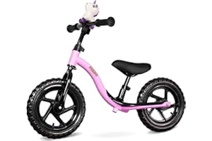 KRIDDO Toddler Balance Bike 2 Year Old, Age 18 Months to 4 Years Old, Early Learning Interactive Push Bicycle with Steady Balancing and Footrest, Gift Bike for 2-5 Boys Girls