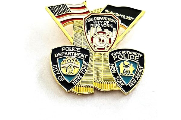 hegibaer 422 Badge à épingle du 11 septembre 2001 du World Trade Center USA