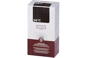 LUCENS UMBRIA Lucens 5.17 Ice Coffee - Kit Colorazione Capelli Permanente Senza Ammoniaca Con Oli ed Estratti da Agricoltura Biologica