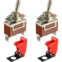 Interruttore A Levetta Marino 12V 30A - Impermeabile, 2 Pin ON/OFF, Per