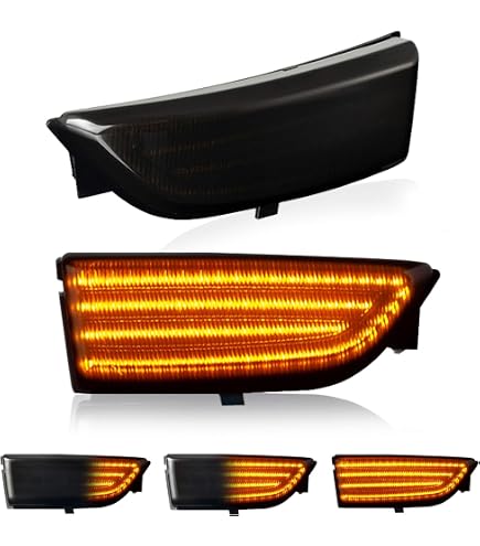 Pair Of LED Side Mirror Turn Signal Lights For Ford Focus MK2/MK3 & Mondeo - Direct Replacement - View #7