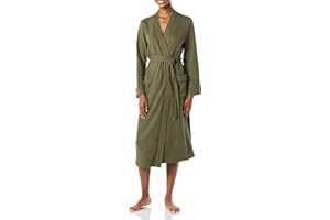 Amazon Essentials Damen Leichter Waffel-Bademantel, Lang (Erhältlich In Übergröße)