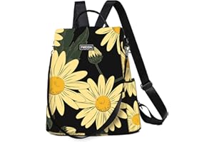 Fmeida Sac a Dos Femme Anti-vol Nylon Sacs à Main Portés Épaule pour Fille École Collèges Voyage Shopping