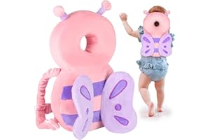 MAJOME Baby Kopfschutz Atmungsaktive Verstellbares Baby Kopfschutzpolster baby head protector Safety Guard Kissen für Kinder 4-24 Monate die Krabbeln und Laufen Lernen