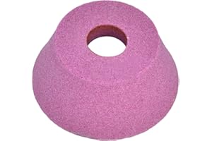 LIEBEWH Mola a Tazza Svasata Abrasiva Al Corindone Cromata per Utensili Taglio e Ingranaggi (100#)