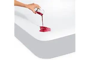 Dreamzie - Cubre Colchon 150x190 cm - Impermeable y Resistente - Protector Colchon 150x190 cm - Protección Óptima y Transpirable