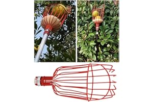 01 02 015 Equipo de Recolección de Frutas, Herramienta de Recolección de Frutas de Acero de Repuesto Profesional para Aguacate para Cosechar Fruta para Pera para Limón