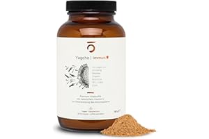 ‎YAGCHO Yagcho Immun | Immun & Energie Komplex | Vitalpilze Mix | Immunsystem stärken | TCM Heilpflanzen | Pilzkaffee | Nahrungsergängzungsmittel