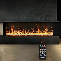 Camino Elettrico A Vapore Acqueo 3D - Fiamma Simulata, Per Soggiorno, Design Moderno Con Atomizzatore - Foto 6