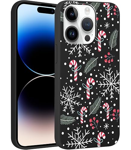 Lot De 2 Coques IPhone 14 Pro Max – Noël – Transparent Silicone TPU – Motif Cerf Et Ours Polaire