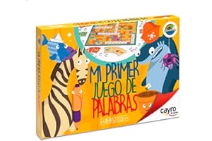 Cayro - Mi Primer Juego de Palabras - + 4 Años - Juego para Formar Palabras - Juego Educativo para Niños - Aprenden Mientras Juegan - Incluye Tablero Y Fichas De Letras - de 2 a 4 Jugadores