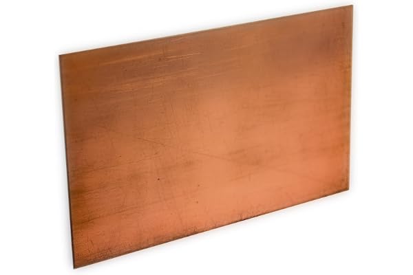 Cuivre anode/électrode/tôle (8 x 5 cm) pour galvanoplastie