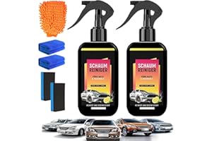 Oveallgo Lymrex Kit Premium D'Entretien Automobile, 3 En 1 Lymrex Voiture, 200ml Lymrex Spray Voiture éTanche à L'Eau Et à La PoussièRe, 100% SûR Pour La Peinture Des (2PC*Jaune)