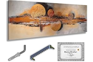 Monica Mirafiori I 160x60 cm I Tableau Peint à la Main I Modèles Tableau I Peintre Moderne I Tableaux Peintures I Toile sur Cadre en Bois