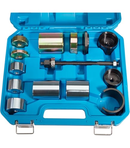 28 Set Universeel Silentlager Draagarm Wiellagertrekker Gereedschap Stille Lager Trekker Rubber Demontage en Montageset voor Aslagers Auto Vrachtwagen 28 Set Universeel Silentlager Draagarm Wiellagertrekker Gereedschap Stille Lager Trekker Rubber Demontage en Montageset voor Aslagers Auto Vrachtwagen