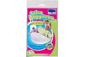 Parodi & Parodi förvaring vadderad behå tvättväska, polyester, vit, 16 x 21 x 1 cm