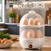 Mioji EG8S 250W Yumurta ve &Ccedil;ok Ama&ccedil;lı Buharlı Pişirici