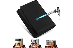 JOYSKY Ognioodporna podkładka 50 x 50 cm, mata chroniąca przed wysoką temperaturą 5 mm, odporna na temperaturę do 1000°C, mata ognioodporna z torbą do przechowywania, odporna na wysokie temperatury