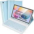 SOPPY Keyboard Case for Samsung Tab S6 Lite 10.4 inch,Built-in S Pen Holder, Slim Cover with Detachable Keyboard for Samsung Galaxy Tab S6 Lite 10.4 2020 (SM-P610/P615), 2022 (SM-P613/P619), Blue
