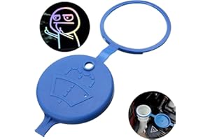 COMIOKE Tappo Vaschetta Tergicristallo Auto, Coperchio Bottiglia Per Rondella, Tappo Del Parabrezza Per Rondella,Copertura In Plastica Reservoir, Adesivi Per Auto