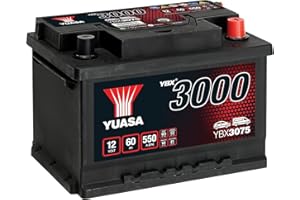 Yuasa YBX3075 12V 60Ah 550CCA Sealed Maintenance Free Car Battery