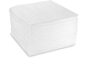 STARVAST 100-Count Packing Supplies Cushion Foam Sheets 12" x 12" Safely Wrap to Protect Dishes China Glasses Plates Fragile Items for Moving Boxes