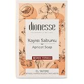 Dionesse 100% Doğal Kayısı Sabunu 120 gr | Sivilce ve Siyah Nokta Giderici, Y&uuml;z ve Sa&ccedil; Bakımı İ&ccedil;in Aromaterapik Sabun