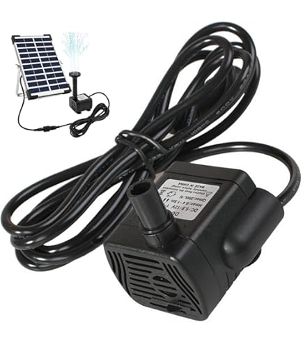 De Panneau Solaire 10 W Avec Pompe Eau 240 L/h, Pompe Submersible Pour