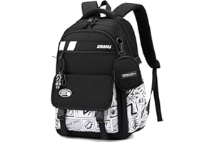 Amythe Mochila Escolar Niño Adolescente, 2025 Mochila Colegio Grande para Juveniles Chico, Mochilas Instituto Impermeable e Ligera, 27L-2315