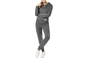 Eight 2 Nine Damen Sweat Overall Einteiler Onesie