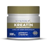 Vitafenix%100 Saf Mikronize Kreatin Monohidrat 300G Toz Sporcu Takviyesi