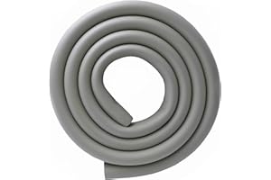 M2cbridge U Shape Extra Thick Furniture Table Edge Protectors Foam Baby Safety Bumper Guard 6.5 Ft(Grey)