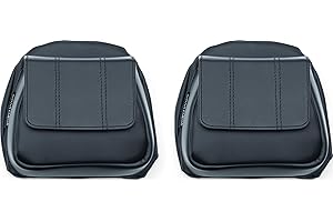Kuryakyn 5208 Lower Fairing Panel Door Pockets with Magnetic Closures for 2014-19 Harley-Davidson Motorcycles, Black, 1 Pair, L/XL