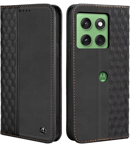 HualuBro Leder-Hülle Für Motorola Moto G Pro – Flip Case Mit Kartenfächern & Ständerfunktion