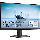 Dell 24 Monitor - SE2425HM, Full HD (1920x1080), 100Hz, IPS, 5ms, VESA (100x100mm), HDMI, VGA, 3 Jahre Garantie, Schwarz
