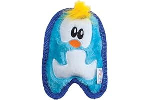 Outward Hound Peluches Invincibles Minis pour Chien - Pingouin - Bleu - XS
