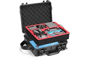 FPVtosky Valise pour DJI Mini 5 Pro/Fly More Combo Plus, Sac de Transport à Double Couche pour Mini 5 Pro, Compatible avec RC 2/RC-N3, Batterie, Chargeur et Autres Accessoires [Seulement Le BOÎTIER]
