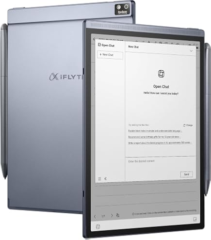 iFlytek AINOTE Air 2 with Stylus Pen, 8.2-inch AI Note-Taking