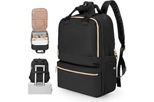 UPPACK Sac a Dos Femme Valise Cabine Sacs à Dos Pour Ordinateur Portable Sac Ordinateur Femme Sac a Dos Voyage Sacs à Dos Loisir Sacs à Main Portés Dos Femme Sac a Dos College Lycee Bagages Cabine