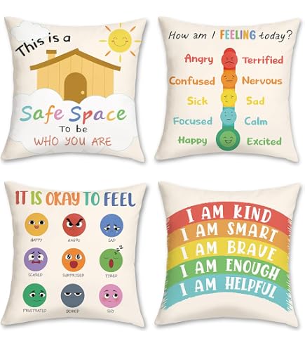Regenbogen-Kissenbezug 45x45 Cm – Buntes Design Für Klassenzimmer & Wohnzimmer | Aus Weichem Flanell